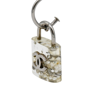 Resin CC Padlock Earrings