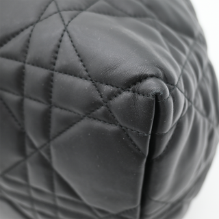 CHRISTIAN DIOR | Black Cannage Quilted Toujours Large Tote Bag