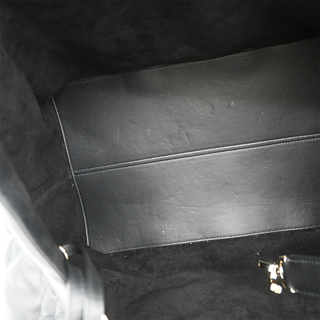 Black Cannage Quilted Toujours Large Tote Bag