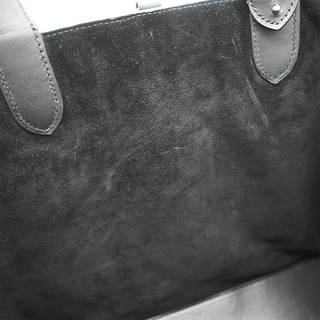 Black Cannage Quilted Toujours Large Tote Bag