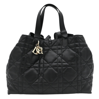 DIOR | Black Cannage Quilted Toujours Large Tote Bag