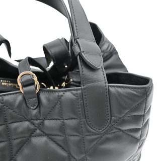 DIOR | Black Cannage Quilted Toujours Large Tote Bag