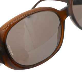 Camelia Brown Oversized Sunglasses