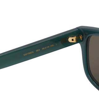 Teal Rectangular Sunglasses GG1583S