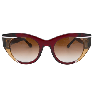 Murdery 509 Red & Beige Cat-Eye Sunglasses