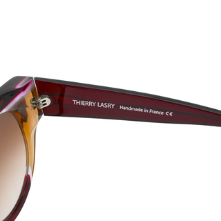 Murdery 509 Red & Beige Cat-Eye Sunglasses