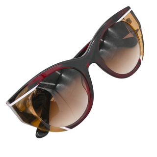THIERRY LASRY | Murdery 509 Red & Beige Cat-Eye Sunglasses