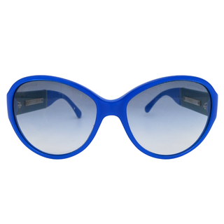 CC Logo Blue Round Sunglasses 5229-Q
