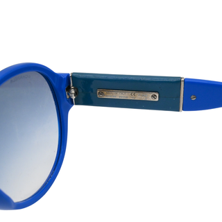 CC Logo Blue Round Sunglasses 5229-Q