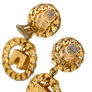 Faux Pearl Arc De Triomphe Clip Earrings