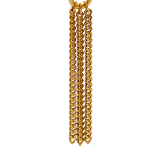 CD Logo Tassel Drop Earrings