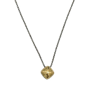 JOHN HARDY | Sugarloaf 18K Gold & Sterling Silver Hammered Pendant Necklace