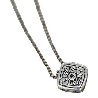 JOHN HARDY | Sugarloaf 18K Gold & Sterling Silver Hammered Pendant Necklace