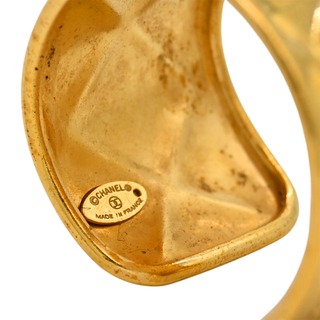 Gold Quilted Cuff Bracelet