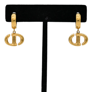 DIOR | 'CD' Logo Drop Earrings