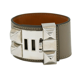 HERMES | Collier de Chien Leather Bracelet