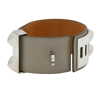 HERMES | Collier de Chien Leather Bracelet