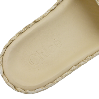 CHLOE | Isla Crochet Raffia Slide Sandals
