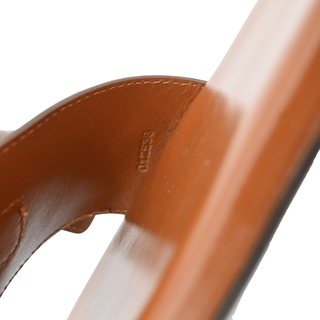 CHLOE | Mae Tan Leather Buckle Slide Sandals
