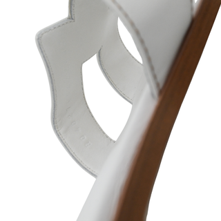 Oran White Leather Sandals