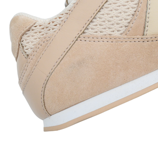 Kick Light Pink Mesh & Leather Low Top Sneakers