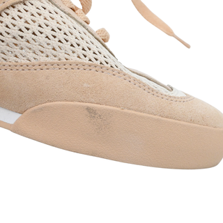 Kick Light Pink Mesh & Leather Low Top Sneakers