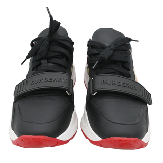 BURBERRY | Ramsey Vintage Check Red Sole Low-Top Sneakers