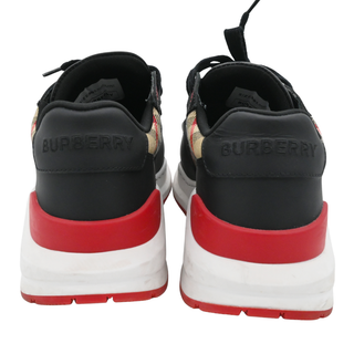 BURBERRY | Ramsey Vintage Check Red Sole Low-Top Sneakers