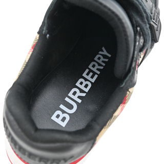 BURBERRY | Ramsey Vintage Check Red Sole Low-Top Sneakers