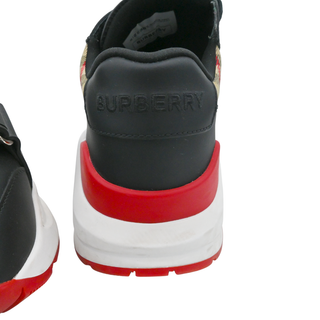 BURBERRY | Ramsey Vintage Check Red Sole Low-Top Sneakers