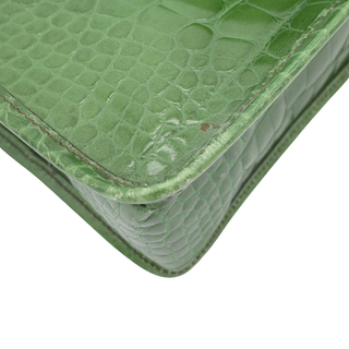 PRADA | Green St. Cocco Lucido Bauletto Top Handle Bag
