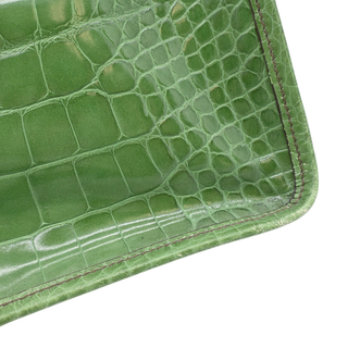 PRADA | Green St. Cocco Lucido Bauletto Top Handle Bag