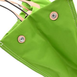 Ella Lime Green Nylon Tote Bag