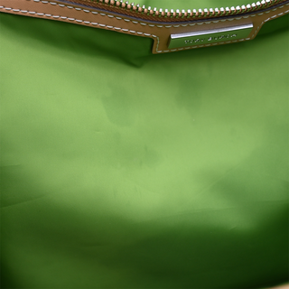 Ella Lime Green Nylon Tote Bag