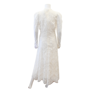 Annalee White Lace Midi Dress