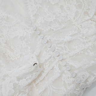 Annalee White Lace Midi Dress