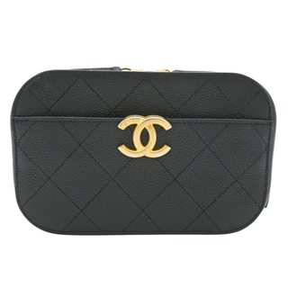 CC Chic Affinity Caviar Leather Belt Bag