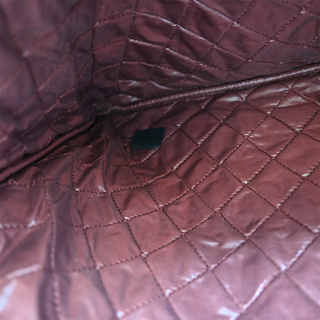 Black Caviar Quilted O-Case Zip Pouch Large
