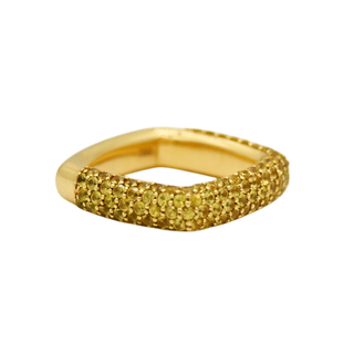 Yellow Sapphire Stackable Ring