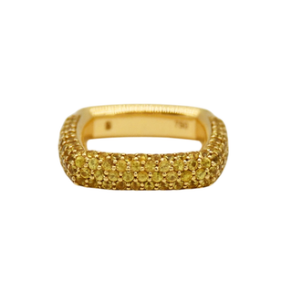 Yellow Sapphire Stackable Ring