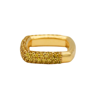 Yellow Sapphire Stackable Ring