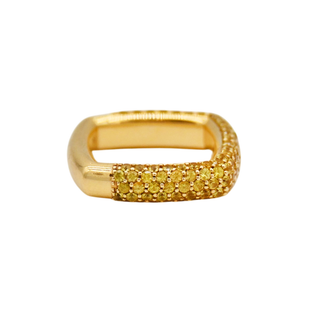 Yellow Sapphire Stackable Ring
