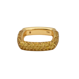 Yellow Sapphire Stackable Ring