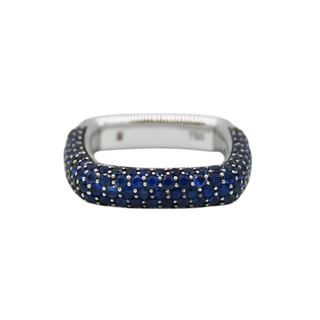 DE BOULLE | Blue Sapphire Stackable Ring