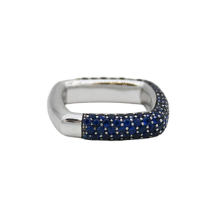 DE BOULLE | Blue Sapphire Stackable Ring