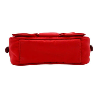 PRADA | Red Bow Tessuto Fiocco Nylon Crossbody Bag