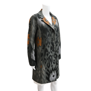 ETRO | Ikat Jacquard Wool-Blend Coat