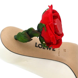 Toy Leather Rose Heel Pumps