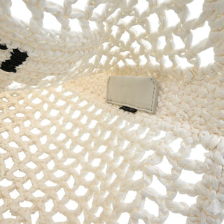 PRADA | White Crochet Tote Bag