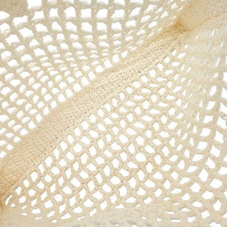PRADA | White Crochet Tote Bag